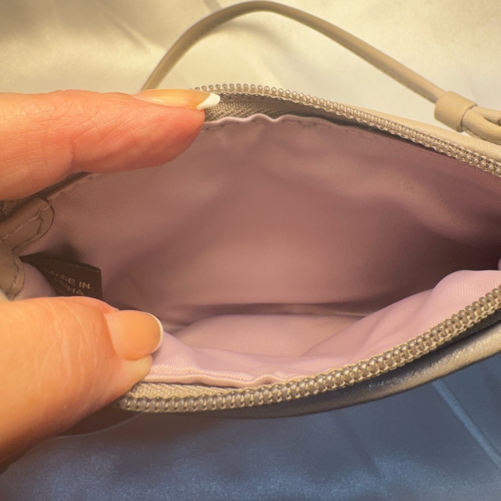 Coach Dove Gray Pleated Wristlet - Picture 5 of 7